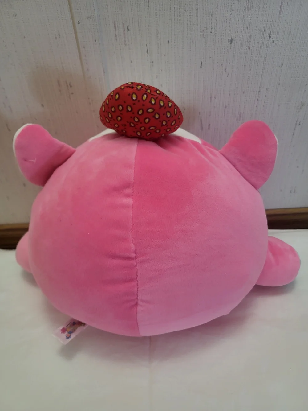 Smoochy Pals Pink Dog Plush with Stawberry 8 Inch Stuffed Animal Toy